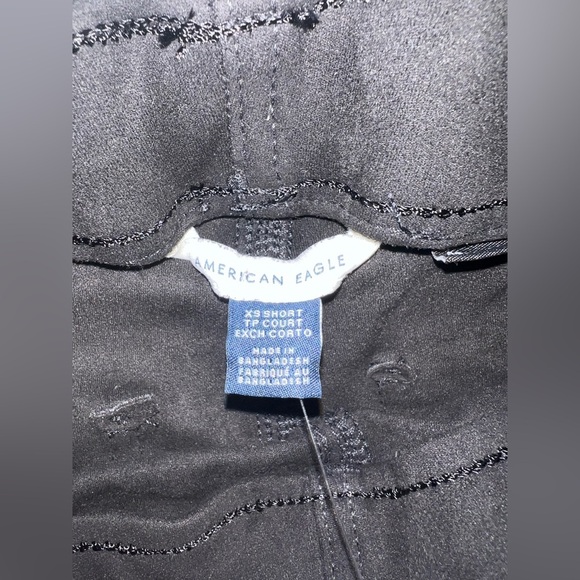 American Eagle Poplin Pull‑On Pant – Black – XS Short — Style 5269‑0 - Picture 4 of 10